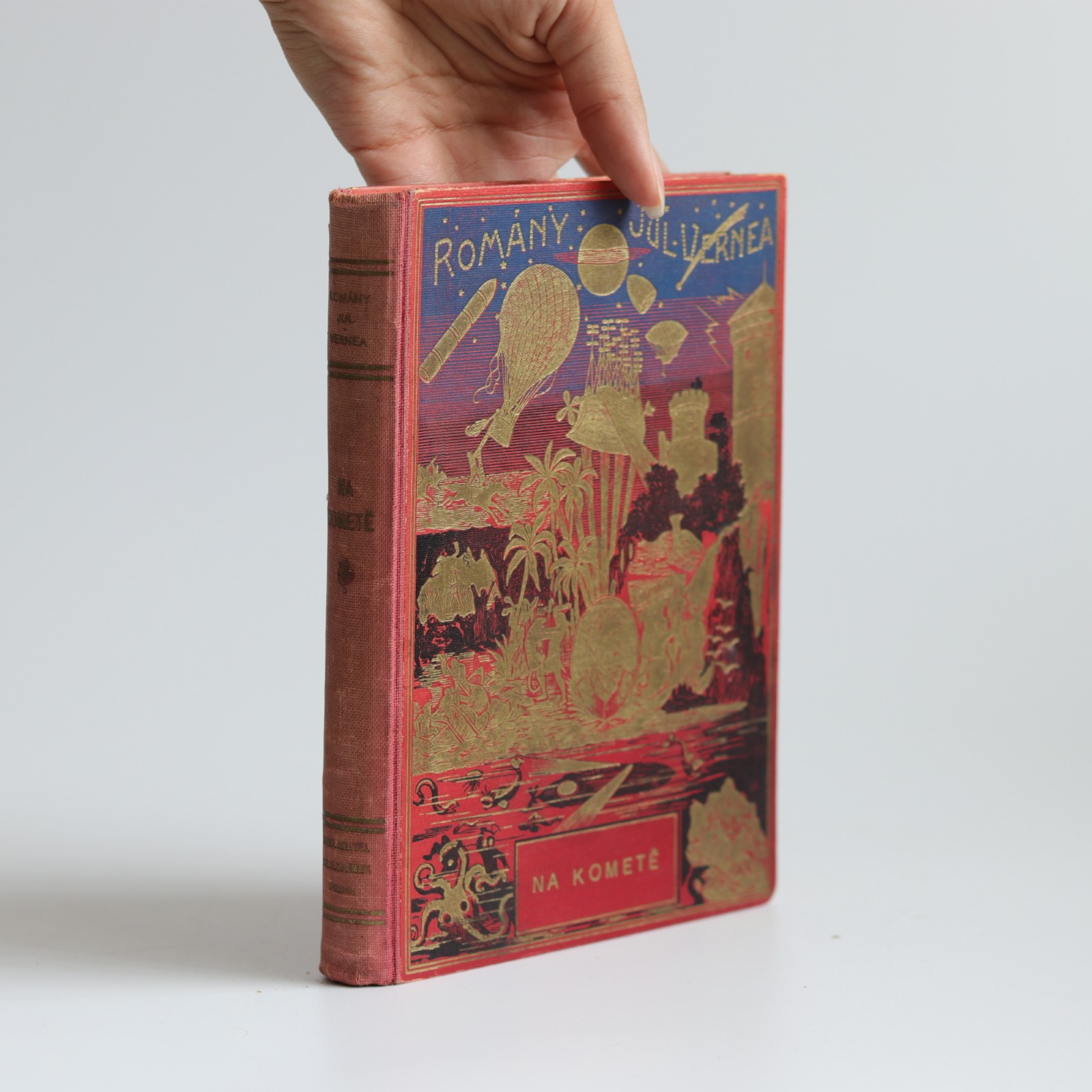 na komete verne 1930 (1) Obálka knihy Na kometě - Jules Verne (1930)